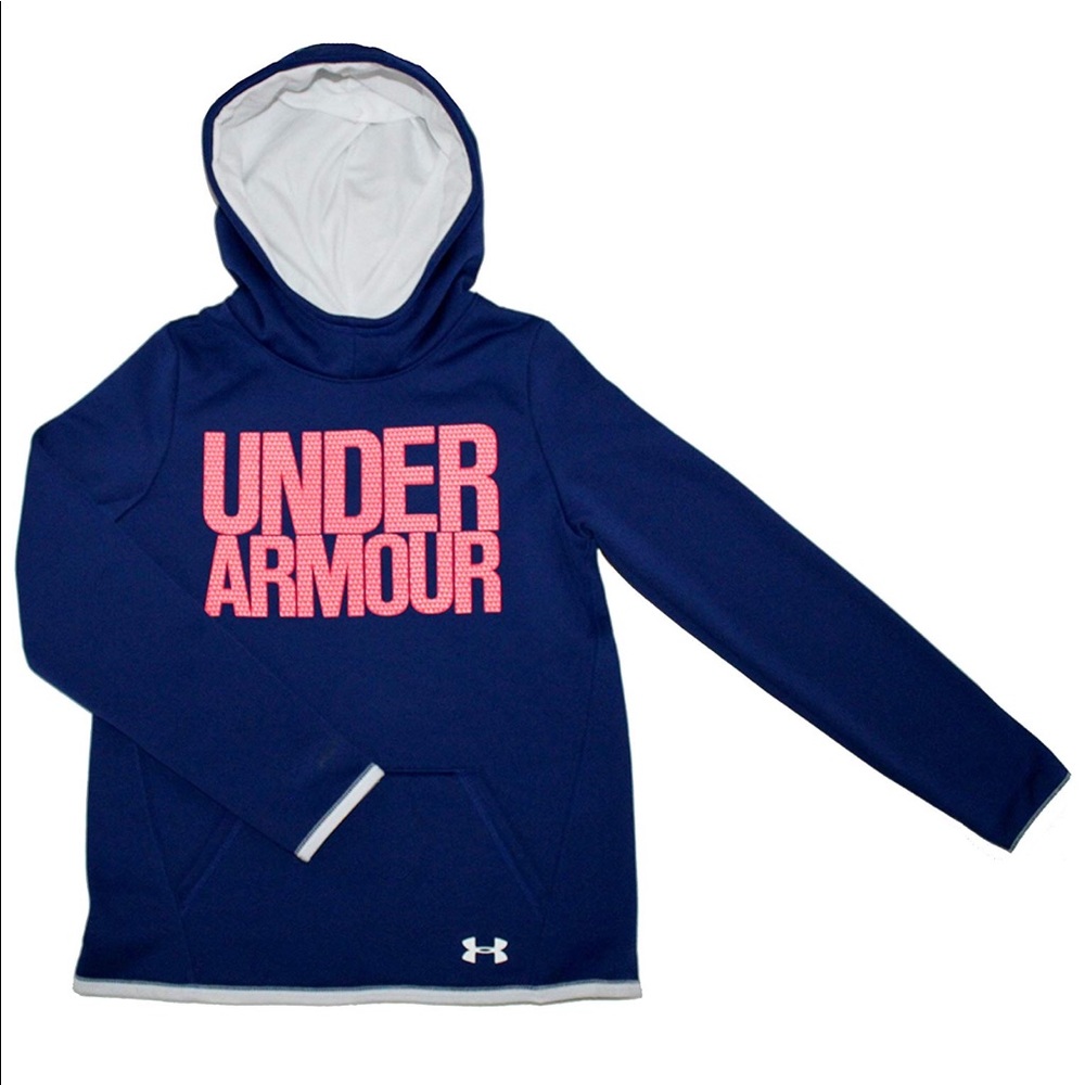 Under Armour Big Girls Fleece Youth Hoodie - Picture 3 of 10